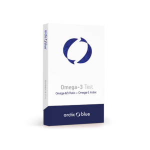 Arctic blue betrouwbare omega 3 thuis zelf kit voorkant
