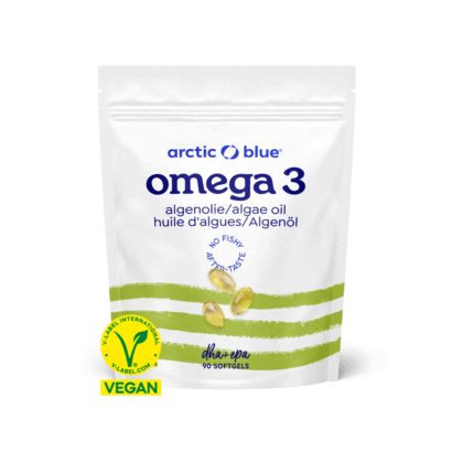Algae oil DHA and EPA capsules
