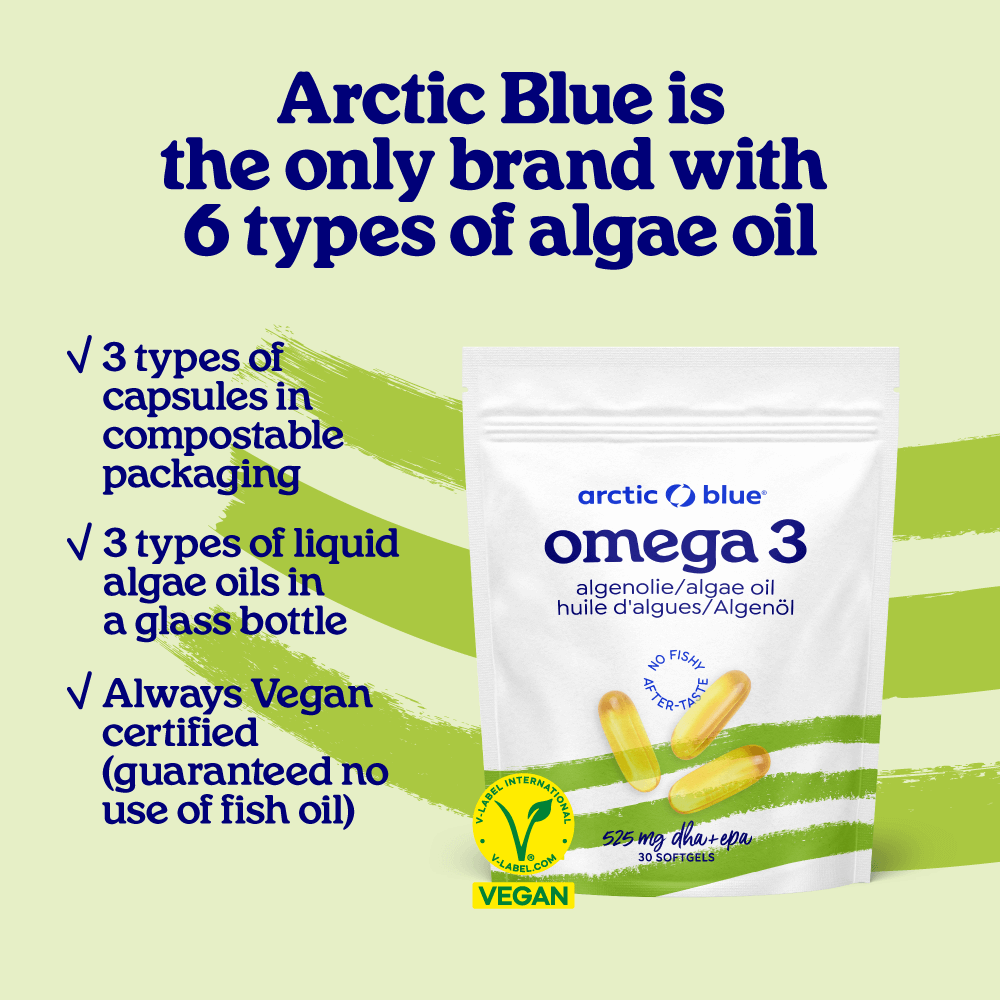 Algae oil dha and epa capsules (large) - image 2