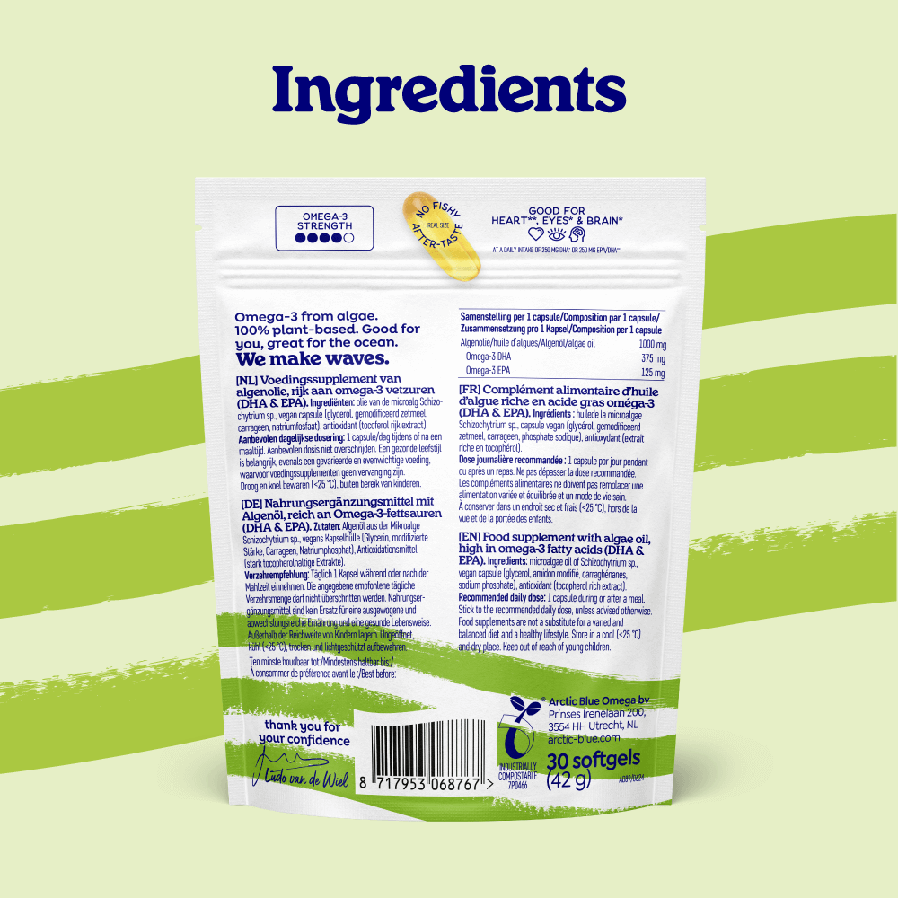 Algae oil dha and epa capsules (large) - image 3