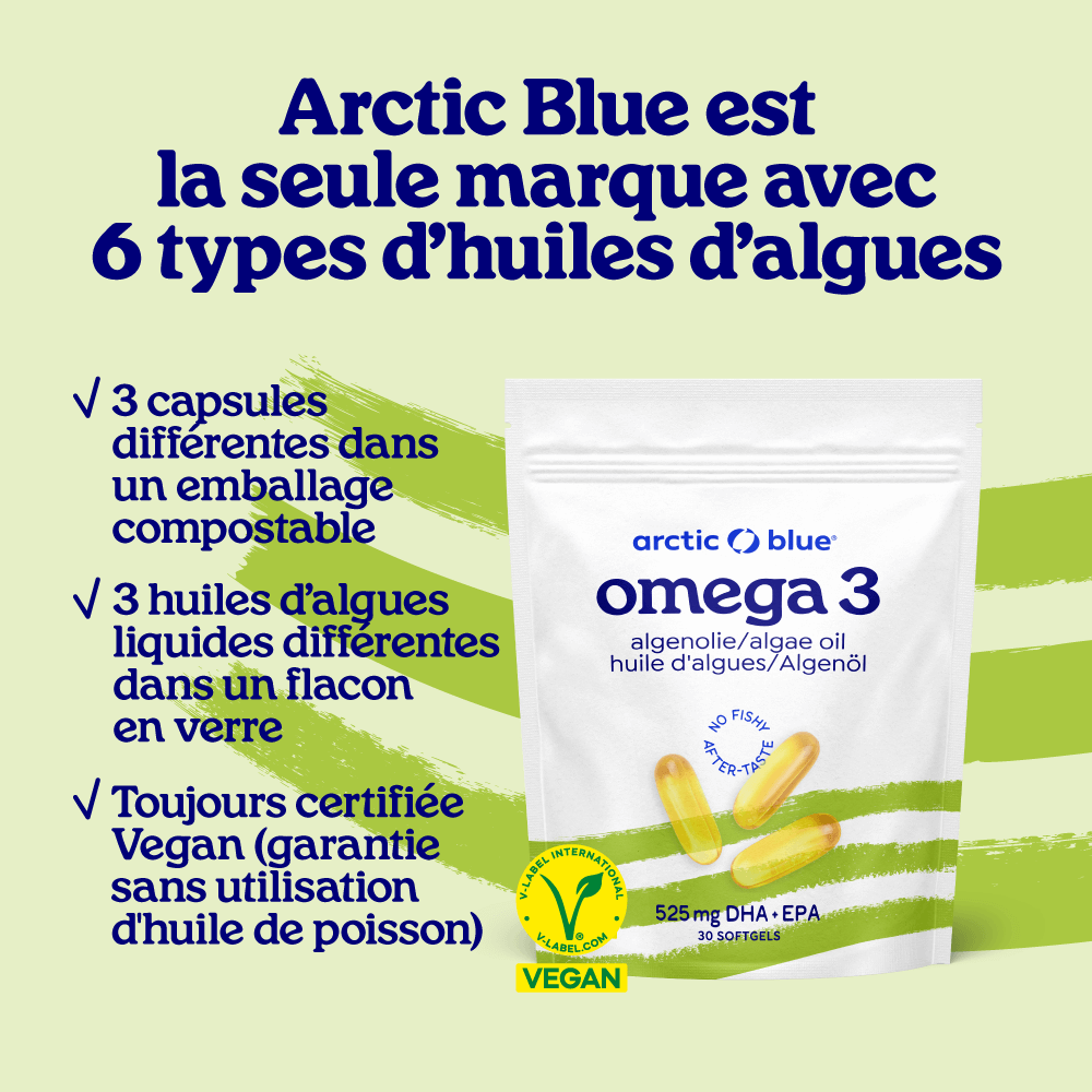 Capsules d'huile d'algues dha et epa (grandes) - image 2