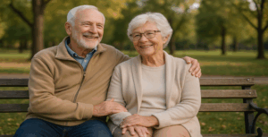 Senioren_koppel_buiten_op_bankje_1080x550 3 Senioren koppel buiten op een bankje