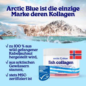 De viscollageen poeder aardbei 2