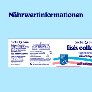 De viscollageen poeder aardbei 3