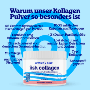 De viscollageen poeder aardbei 6