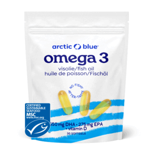 De visolie capsules met vitamine d3 groot 1