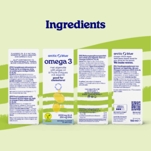 En algenolie en lijnzaadolie 3