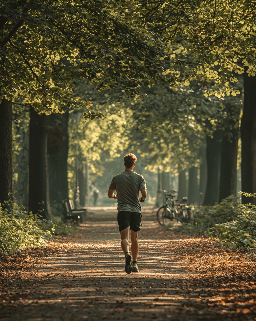 Triglyceriden: wat zijn het en wat zijn normale waarden? 3 Man werkt aan triglyceridegehalte met hardlopen