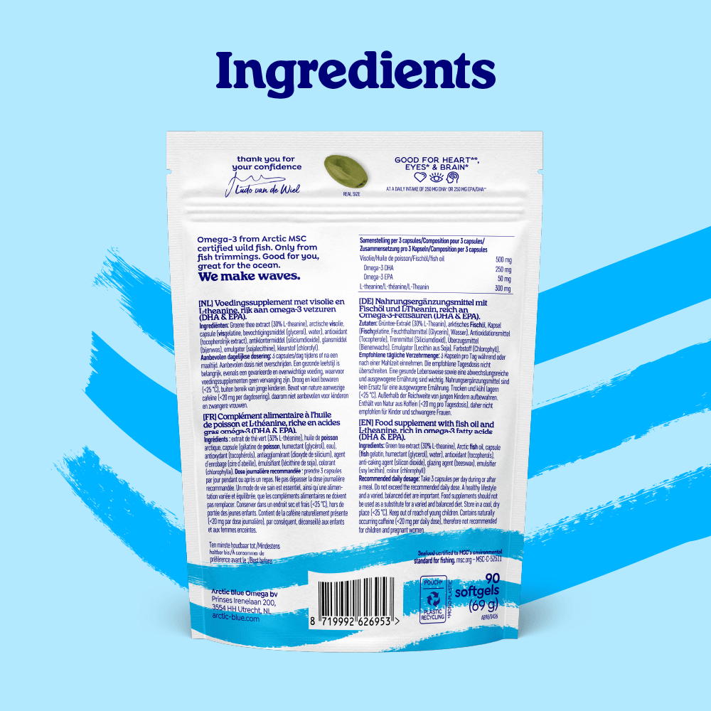 L-theanine and Omega-3